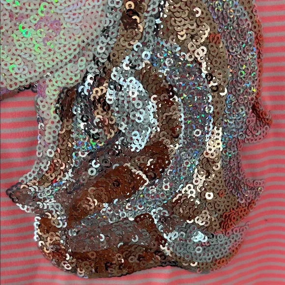 btween Pink Striped Tank Top with Sequin Unicorn - Picture 7 of 15